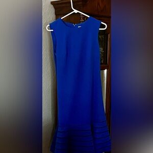Calvin Klein royal blue dress like new